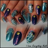 Sea Inspired Nails