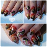 Oriental Inspired Nails 