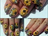 3D Sunflower Nails