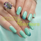 Mint and Teal I