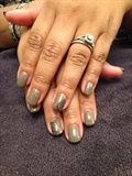 CND Shellac With Lace Design ! 