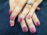 Pink with confetti and zebra