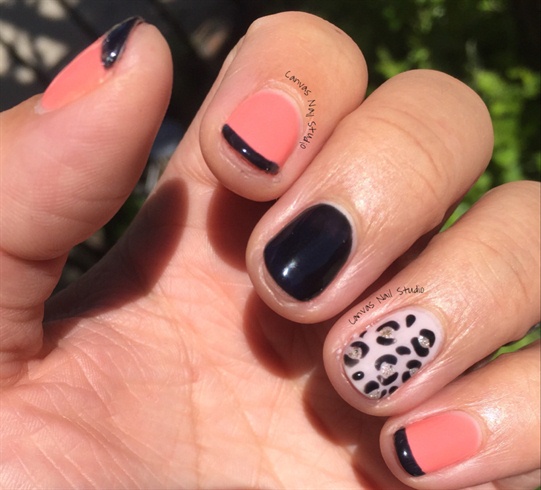 Cheetah nails