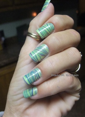 Green stripe marble