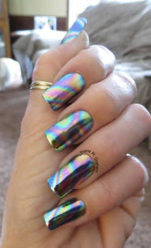 Rainbow Swirl foil