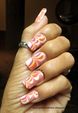 Neon water marble