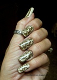 Olive water marble