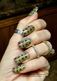 Stamped Nail Decals