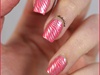 Pink Zebra Nails