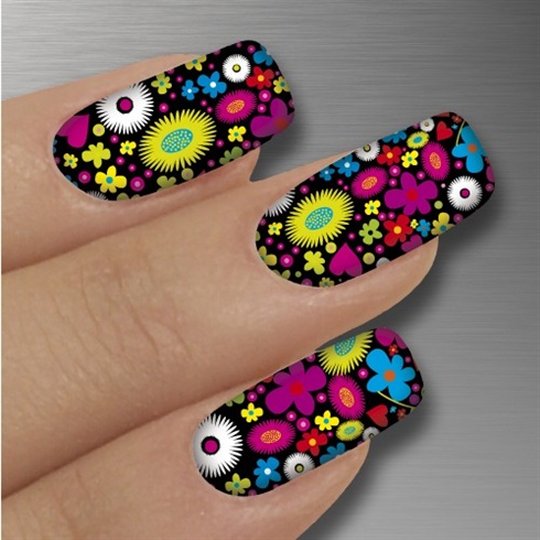 New Glamstripes Nail Art Style &quot;Flowers&quot;