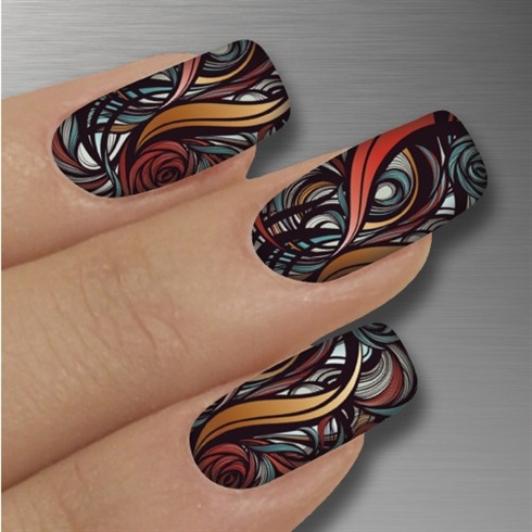 New Glamstripes Nail Art Style &quot;Abstrac&quot;