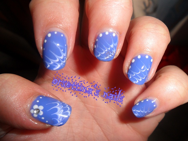 crawled violet nails