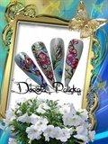 Jewellery nail art by Dorota Palicka