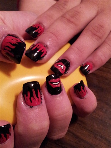 Rocky Horror Picture Show nails