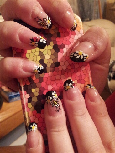Bees, ladybugs and daisies!