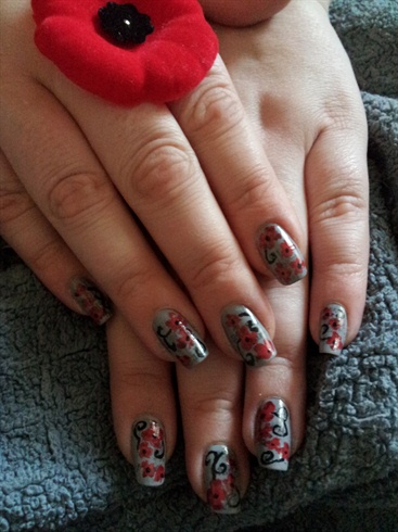 Remembrance Day nails