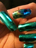 Teal and Tie-Dye Surprise Foil