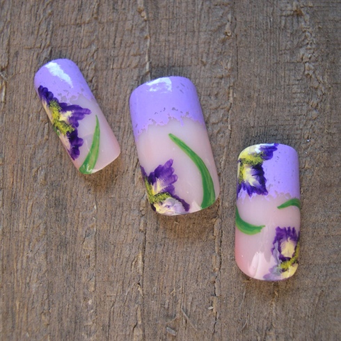 Purple &amp; Yellow Irises