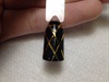 Black With Gold Striping Tape. 