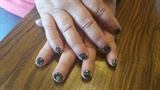 Jamberry Black Floral