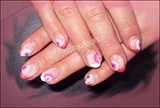 pink &amp; white french