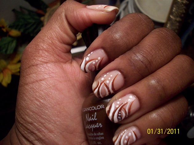 Brown and white neutral