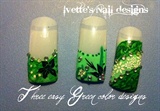 Easy Green Nail Art