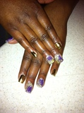 Gold MINX and beads