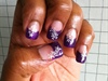 purple glitter tips 2