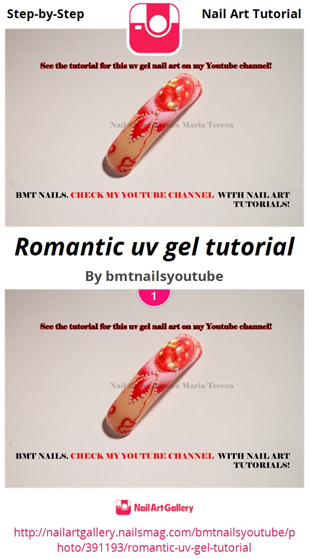 Romantic uv gel tutorial - Nail Art Gallery