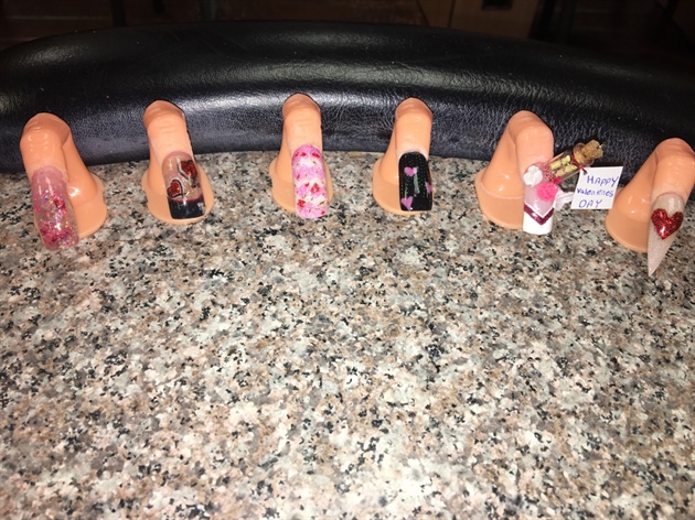 6 Valentines Day Project Nails