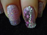 glitters with feather