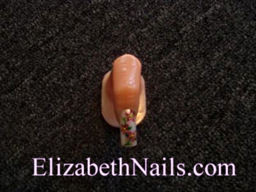 Flower Nail Design - Elizabeth Nails