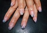 inlay glass nails