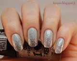 Grey with glitter