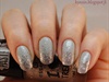 Grey with glitter