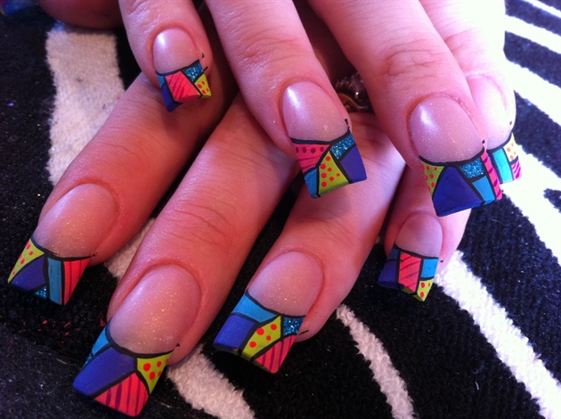 4. "Bold and Colorful Nail Art for the Hip and Chic" - wide 7