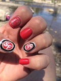 49ers Nails 