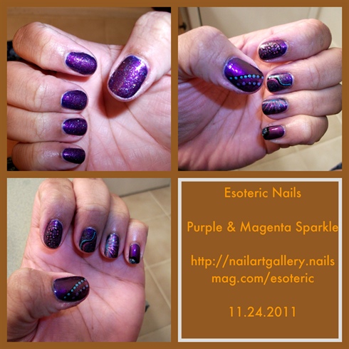 Purple &amp; Magenta Sparkle 