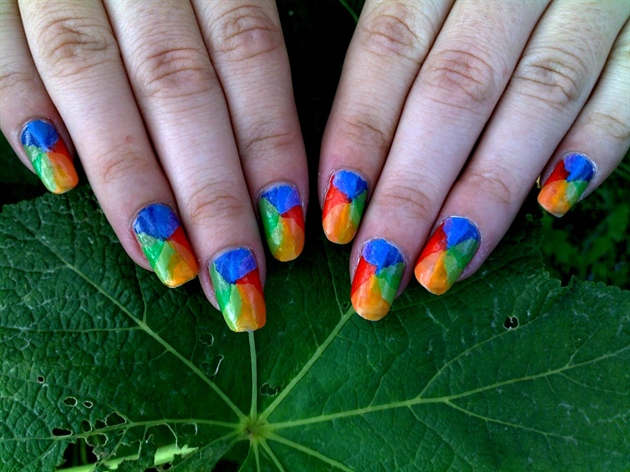 Rainbow pinwheels ;P