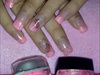 Gel nails pink