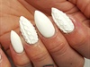 white sweater nails