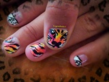 Neon tiger -inspired by Robin Moses-