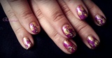 Party Purple nail art
