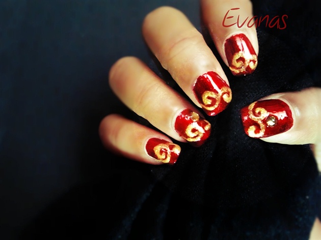 Red royale nails