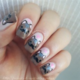 Mustache Cat Nails for Movember