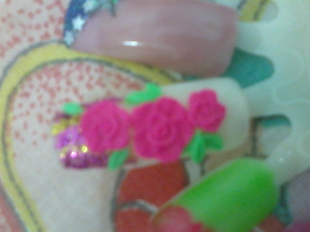 3d roses