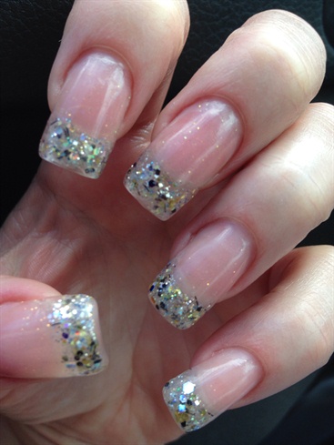 One Of My Glitter Mixes In Gel Nails!