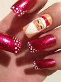 Santa Claus Christmas Nails