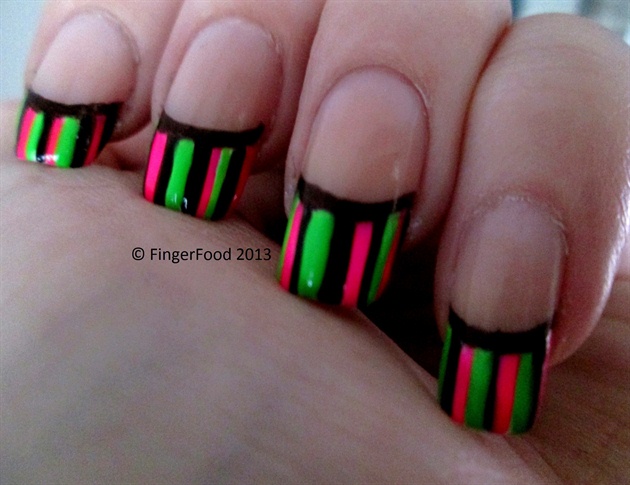 Neon Striped French